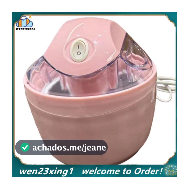 [Wen-Shop] DIY Sorveteira 0.5L Elétrica Automática Doméstica Máquina De Smoothie De Iogurte US Plug 01
