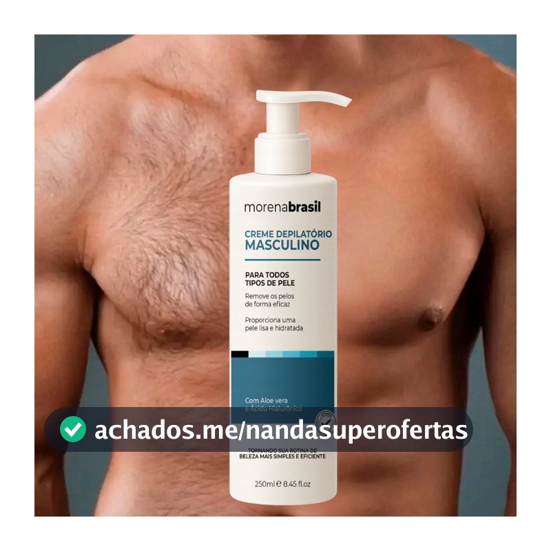 Creme Depilatório Masculino – Remoção de Pelos Fácil e Sem Complicações