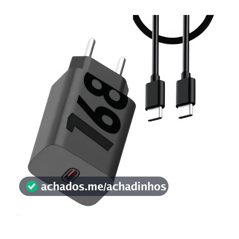 Carregador 168w  Para Celular Com Type C Tipo C