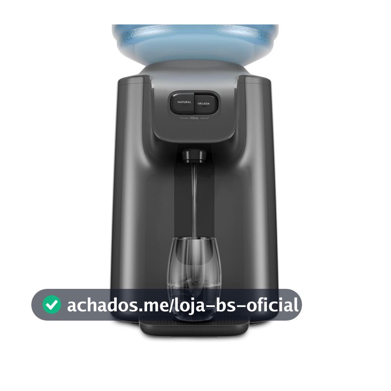 Bebedouro Electrolux Água Gelada. Fria e Natural com Compressor Cinza (BC01X)