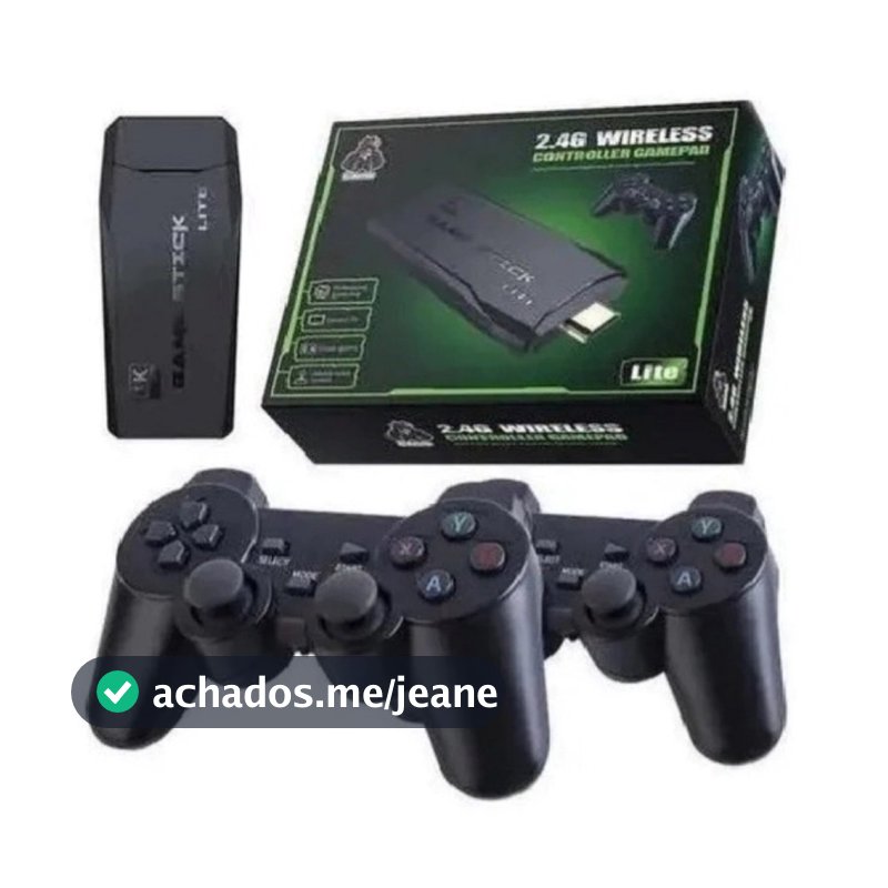Game Stick 4K Retrô 10.000 Jogos