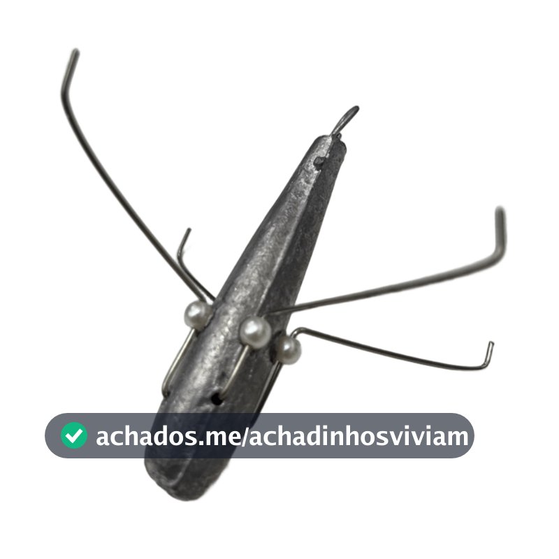 Kit 03un Chumbada De Pesca Garateia Desarmável Reforçado