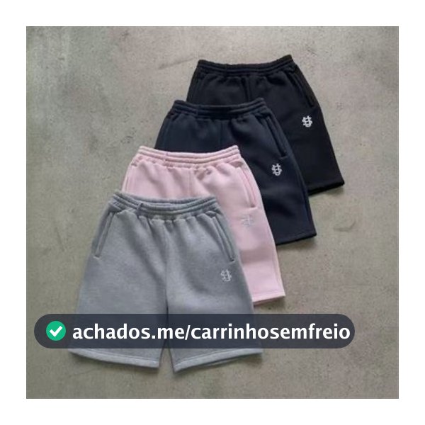 Retro Masculino Feminino Y2K S Bordado Hip-Hop Cintura Elástica Solta Ajuste Curto