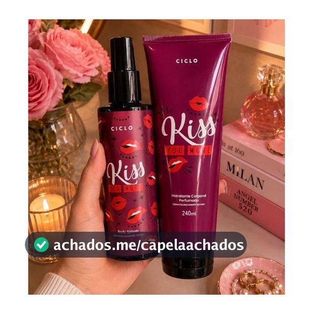 Kit Body Splash 200ml + Hidratante Corporal 240ml Ciclo | La Luna Athina La Vida Forever | Perfumação Duradoura