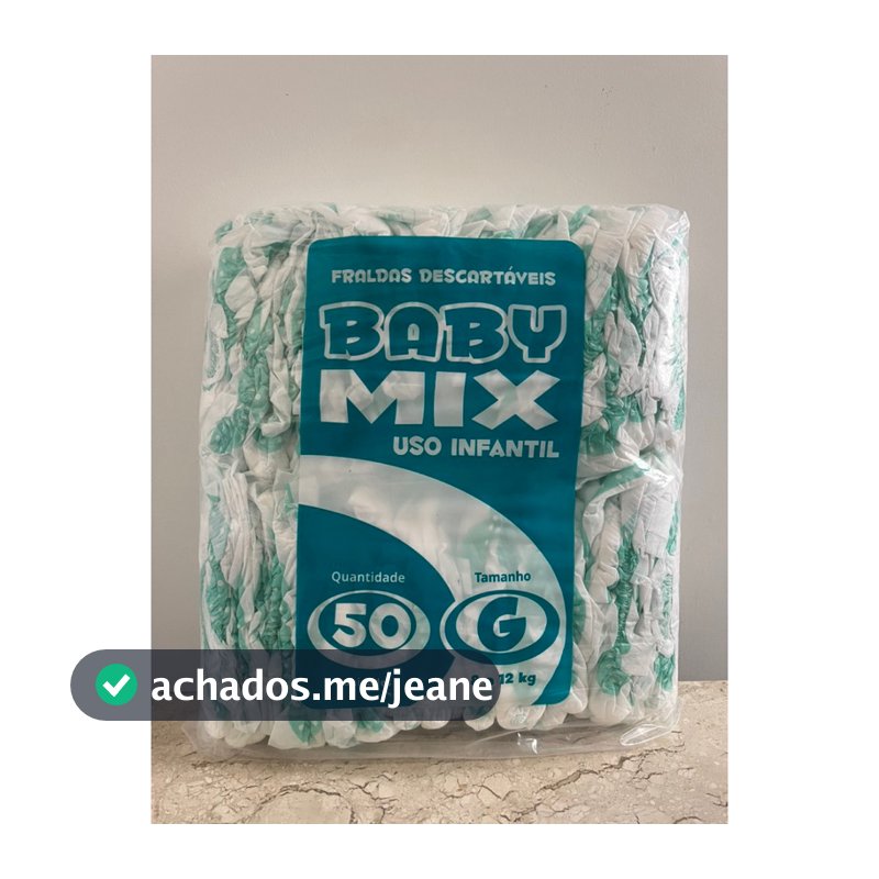 Fralda Baby Mix Segunda Linha