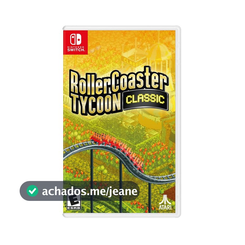 RollerCoaster Tycoon Classic Switch Midia Fisica