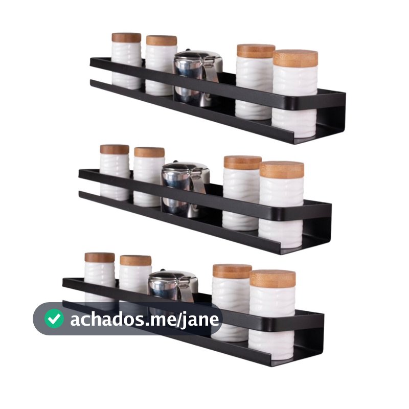 Kit 3 Prateleiras de 50 cm Multiuso