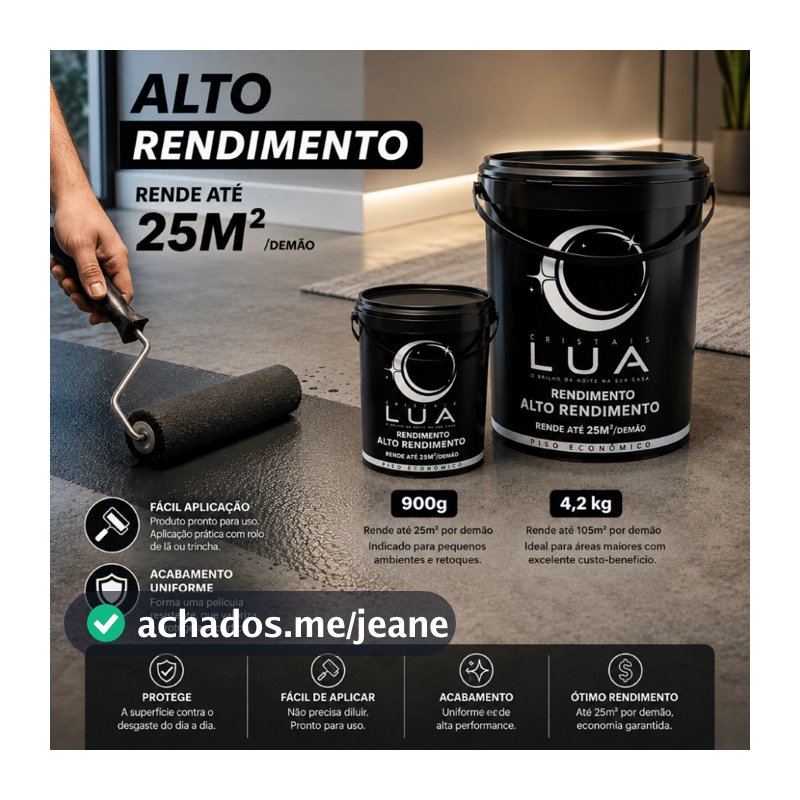 Tinta para Piso Fosca 900g e 4,2kg Econômica Rende Muito Lua Branco/Cinza/Concreto/Preto