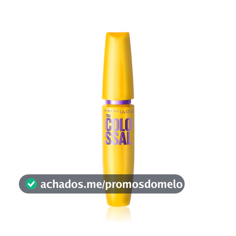 Máscara de Cílios Lavável, Longa Duração, 9x Mais Volume, Cor Preto, The Colossal Volum' Express Maybelline NY, 8ml