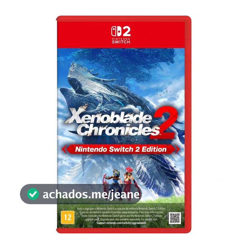 Xenoblade Chronicles 2 Nintendo Switch 2 Edition BR Midia Fisica