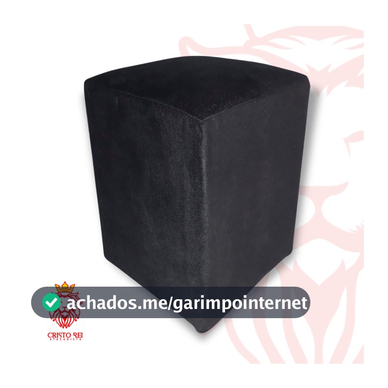 PUFF QUADRADO REFORÇADO SUEDE CUBO CASA SALA QUARTO PENTEADEIRA COLORIDO E ESTAMPADO