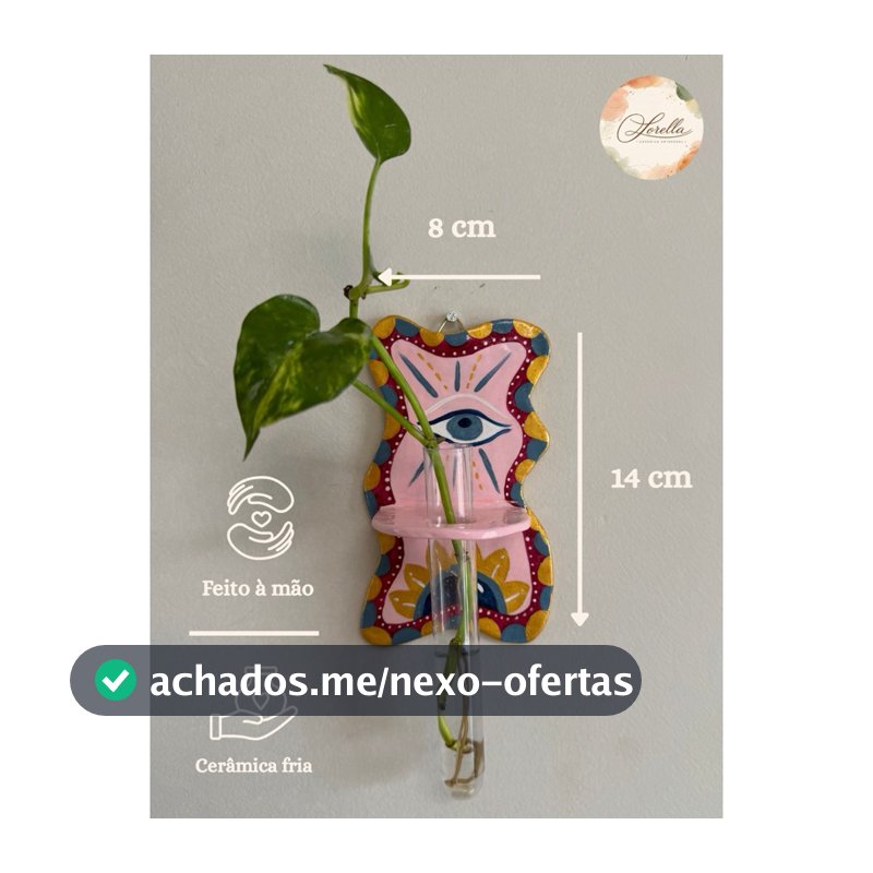 Vaso em cerâmica fria decoração para parede vaso para muda