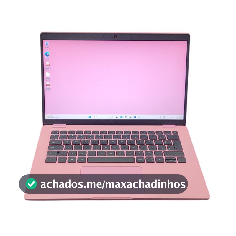 Notebook Dell Latitude 5420 I5 11th 16gb Ssd 256Gb Personalizado Rosa Tela 14p Hd