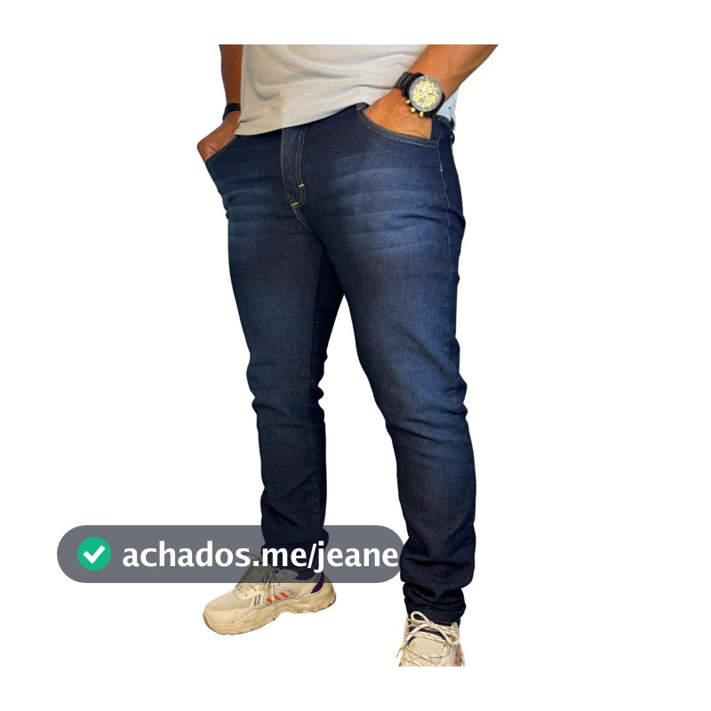 Calça Masculina Jeans Slim Lavagem Estilosa Lycra Elastano Premium Modelo Jeans 2026 - Tendência