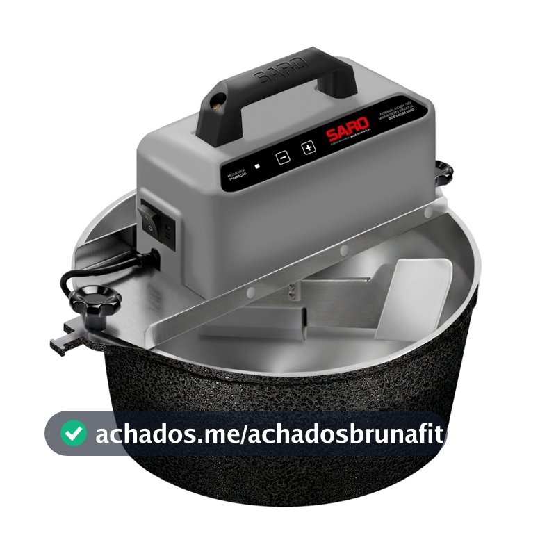 Panela Misturadora Automática para Doces e Massas SARO G3 10 Litros Preto Bivolt