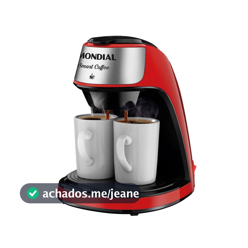 Cafeteira Elétrica Mondial Vermelho e Inox 500W C-42-2X-RI
