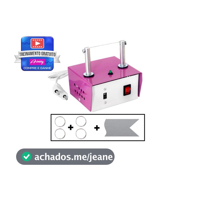 Máquina De Cortar Fitas Fuxico Autêntica + 2 Refis