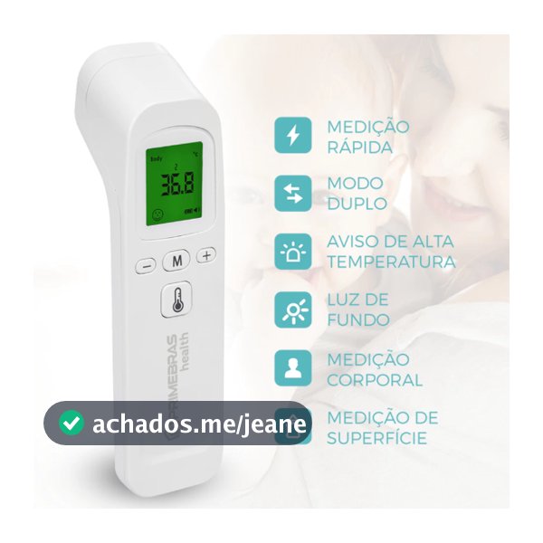 Termômetro Digital Laser Infravermelho Objetos De Testa Sem Contato Para Bebes Crianças Adultos