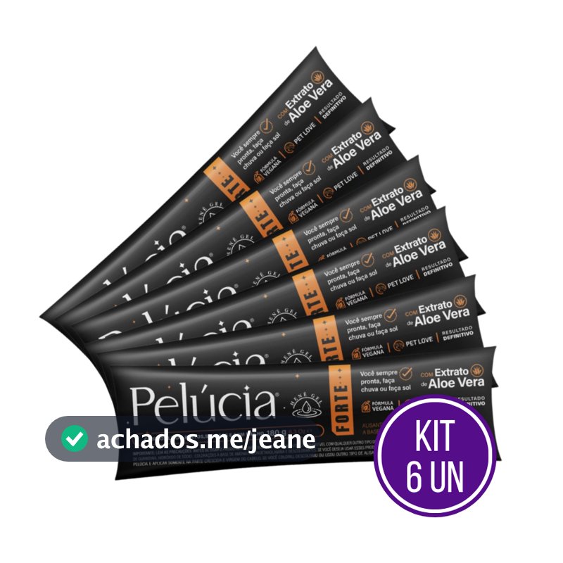 Kit 6 Henê Pelúcia Forte 180G