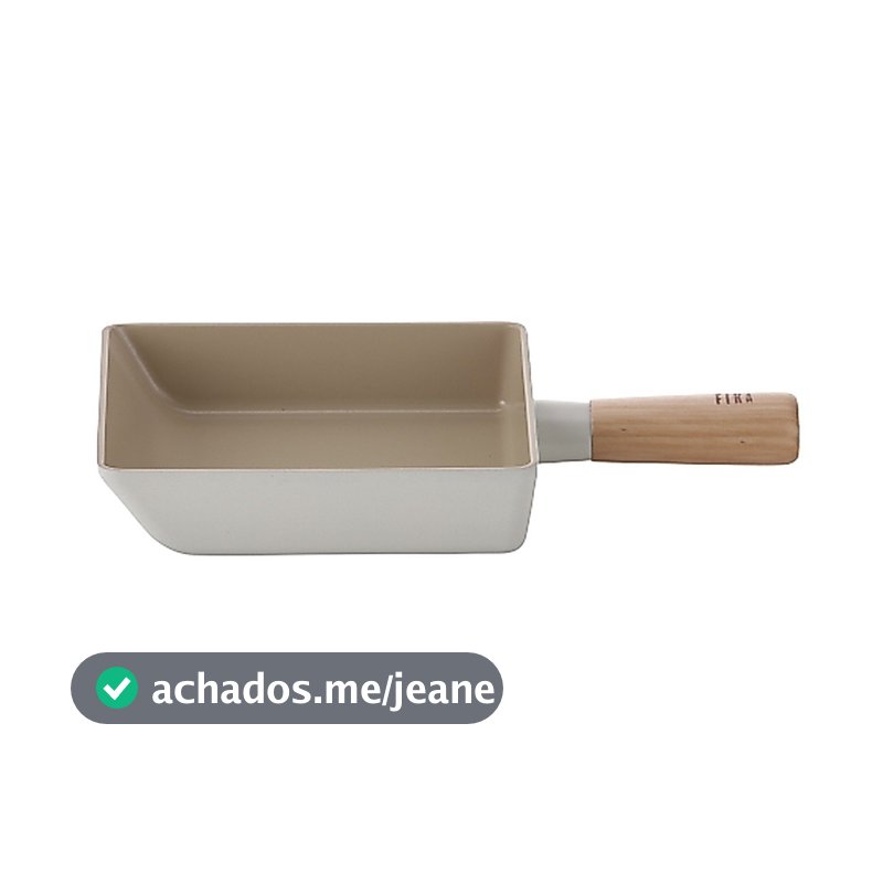 Frigideira Omelete 15cm x 18cm - Indução, Alumínio Injetado com Revestimento Cerâmico - Fika