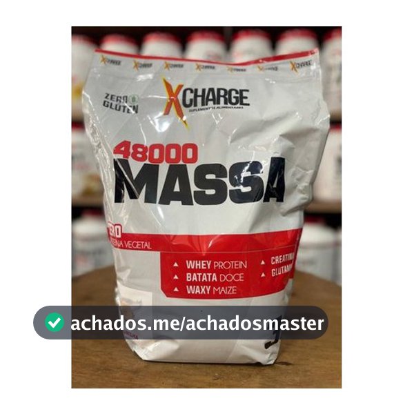 Hipercalórico Massa X-charge Batata Doce 3kg Envio Já