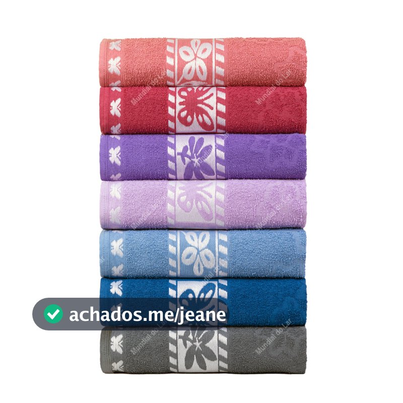 Toalhas de Banho KIT 4 140x70cm 100% Algodão Premium Coleção Difiori