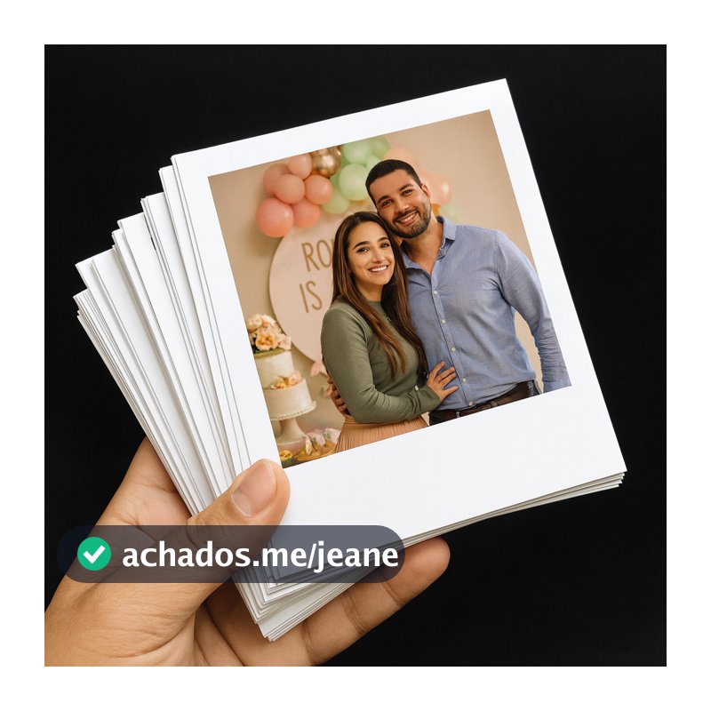 Mini Foto Por Unidade - Cabe na capinha de Celular - Alta qualidade - Sem legendas