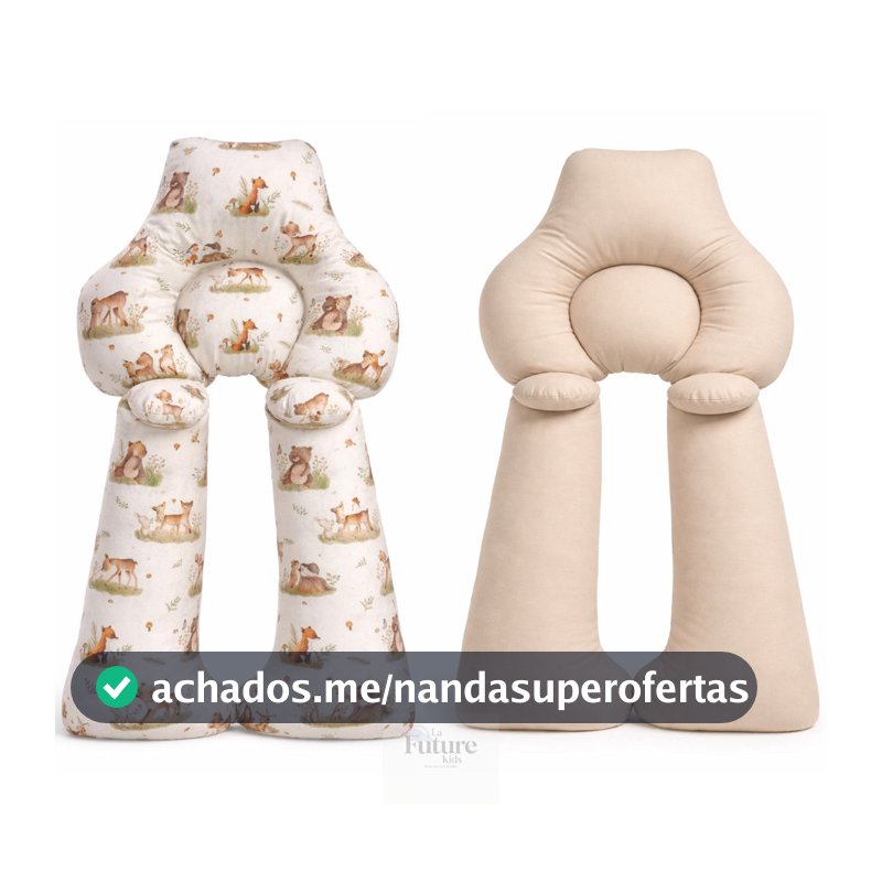 Travesseiro Para Bebê Anatômico Almofada Ninho De Segurança Dormir Calmante 2 em 1 Dupla Face