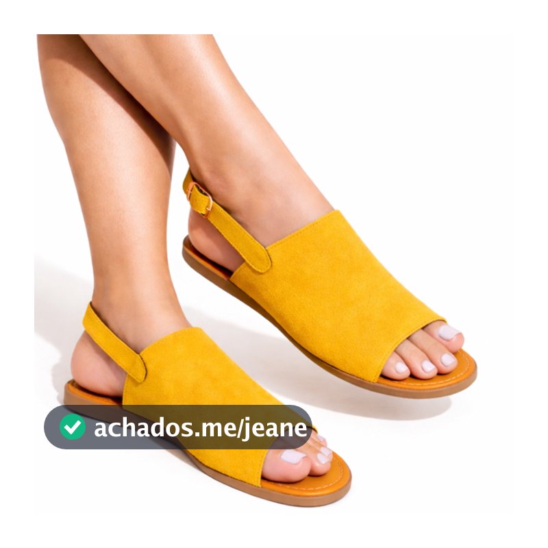 Sandália Rasteira Com Fivela Feminina Confortável Leve Camurça Antiderrapante Casual Dia a Dia Moda Feminina