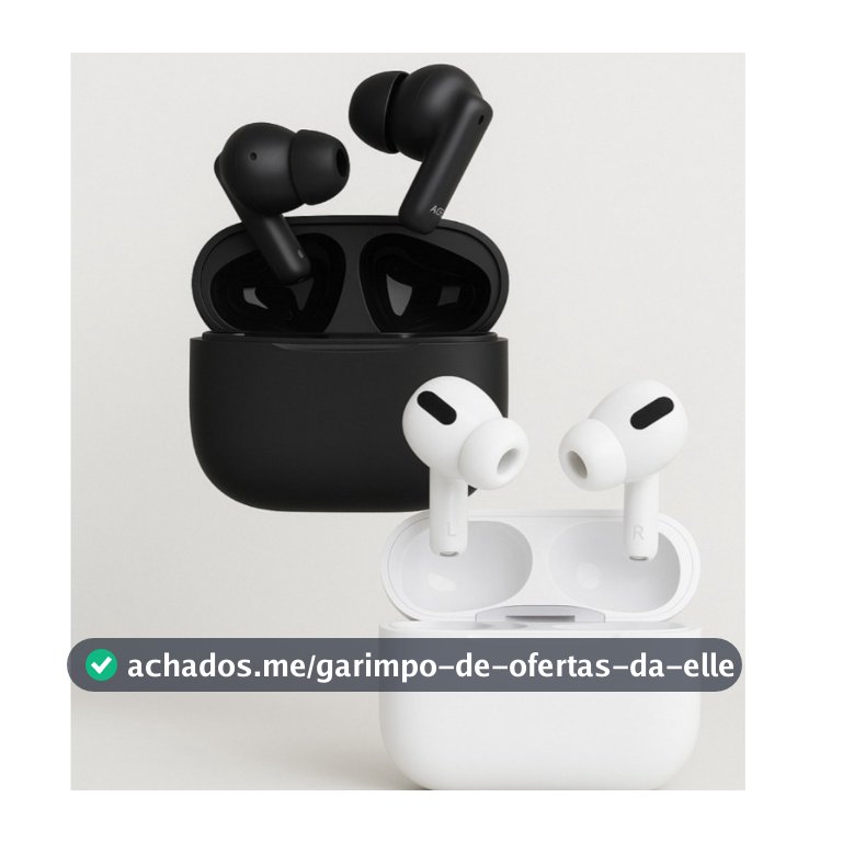 FONE DE OUVIDO BLUETOOTH RECARREGÁVEL ESTOJO PREMIUM
