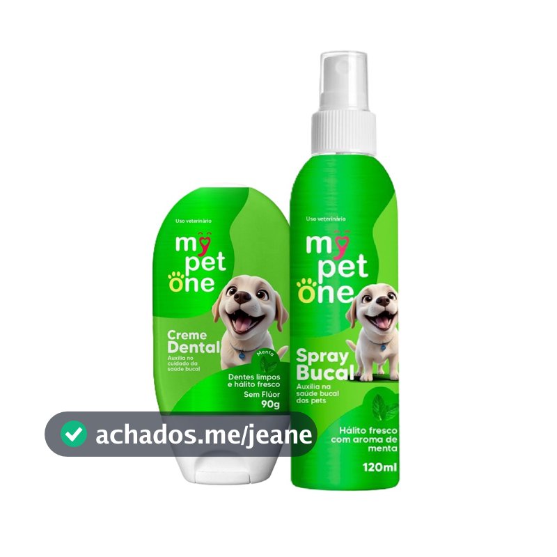 Kit Hálito Fresco Creme Dental + Spray Bucal Menta - Mypetone