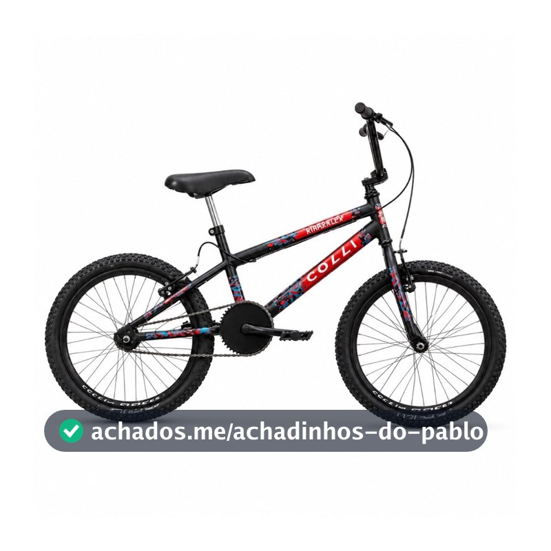 Bicicleta Infantil Aro 20 Max Boy e Jully Colli