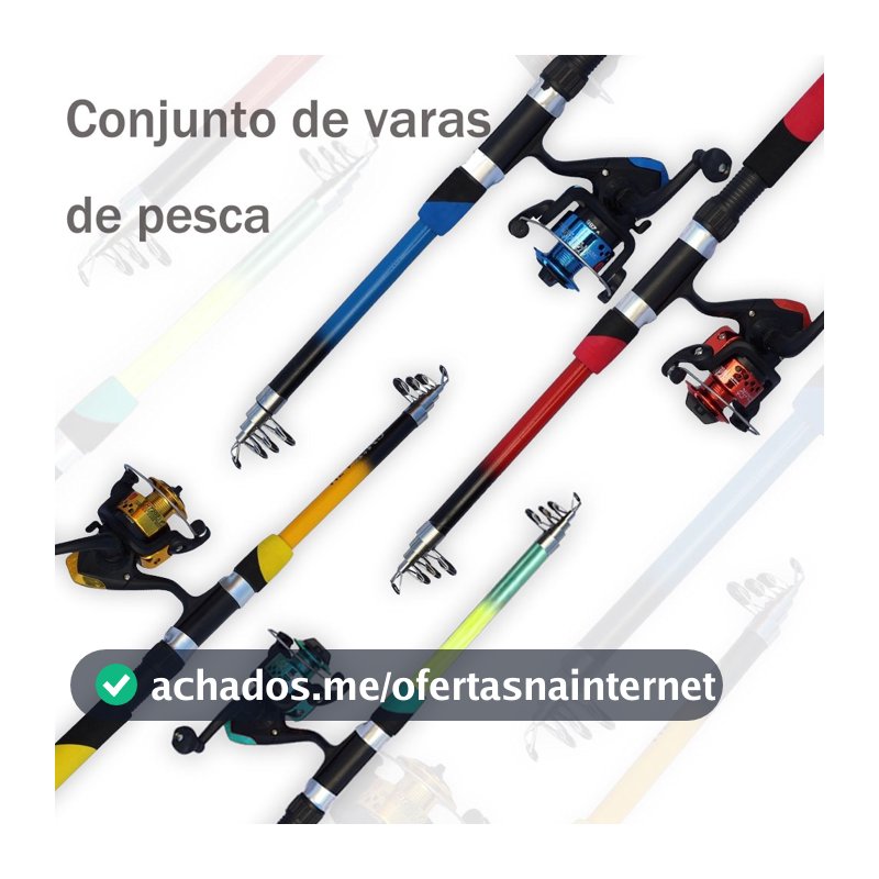 Kit de pesca Vara de pesca 1,80 m + molinete Conjunto de molinete de pesca Kit de molinete de pesca