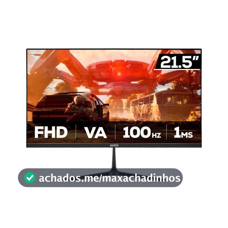 Monitor Gamer Mancer Horizon Z2S, 21.5 Pol, VA, FHD, 1ms, 100Hz, HDMI/VGA, MCR-HZN21S-BL3