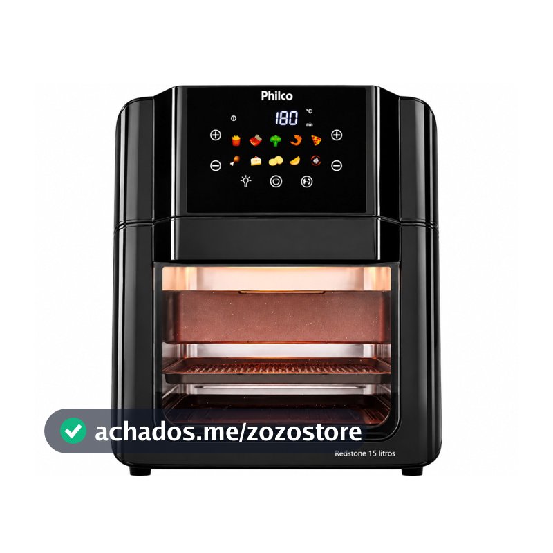Air Fryer Fritadeira 15l 10 Funções 1900w Paf15c 220v Philco