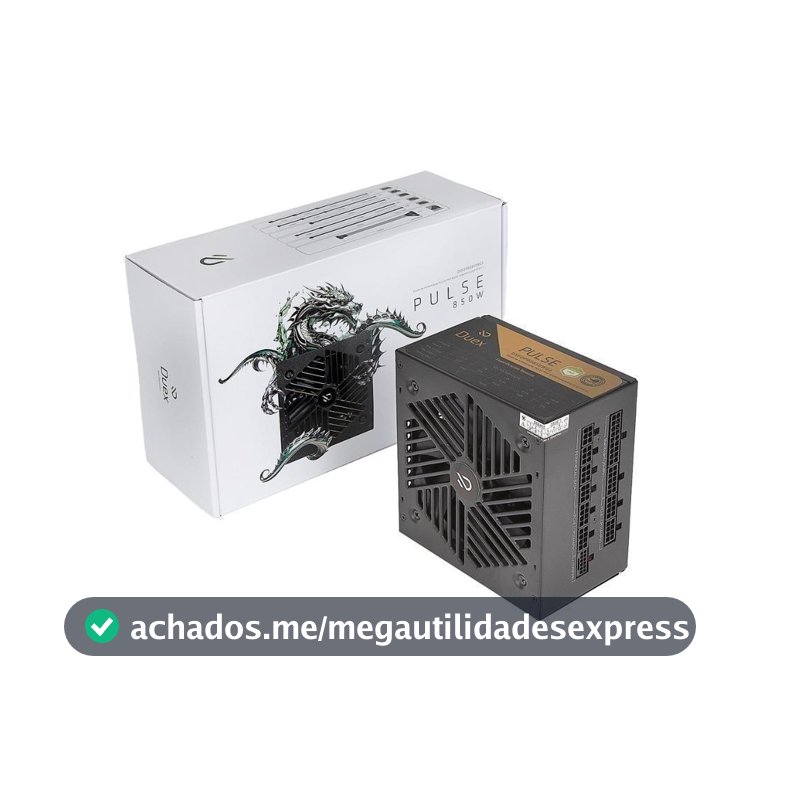 FONTE DE ALIMENTACAO DUEX PULSE PRO 850W DXFOPRO850WG3