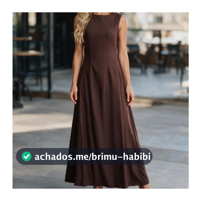 Vestido Longo Feminino Marrente Primavera Elegante Casual Vestido De Feriado  Não Passar Roupa P M G