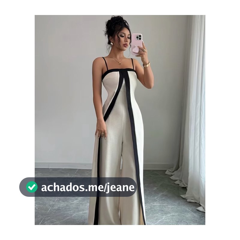 Macacão feminino listrado elegante e de alta qualidade, cintura alta, modelagem solta, estiloso e casual. H-14