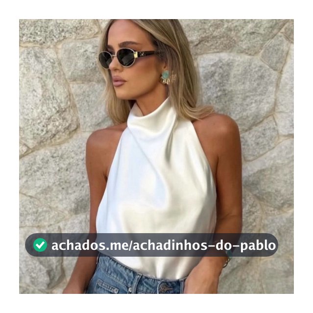Blusa Frente Única Feminina Acetinada Gola Alta Elegante Festa Casual e Trabalho
