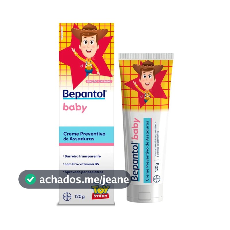 Bepantol Baby Toy Story Creme Antiassaduras 120g