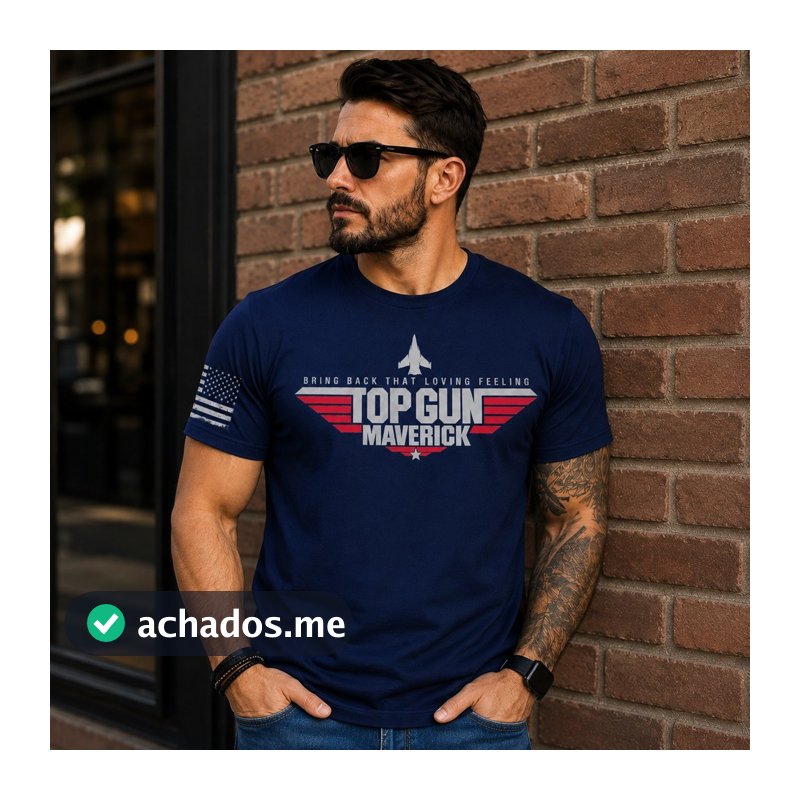 Camiseta Reset Streetwere Top Gun Maverick 100% Algodão Premium Promoção