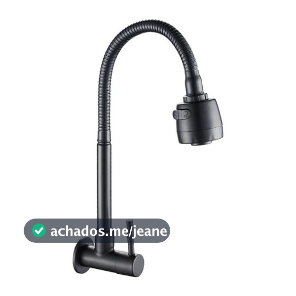Torneira De Cozinha Gourmet Metal Parede Ou Bancada  Promoção