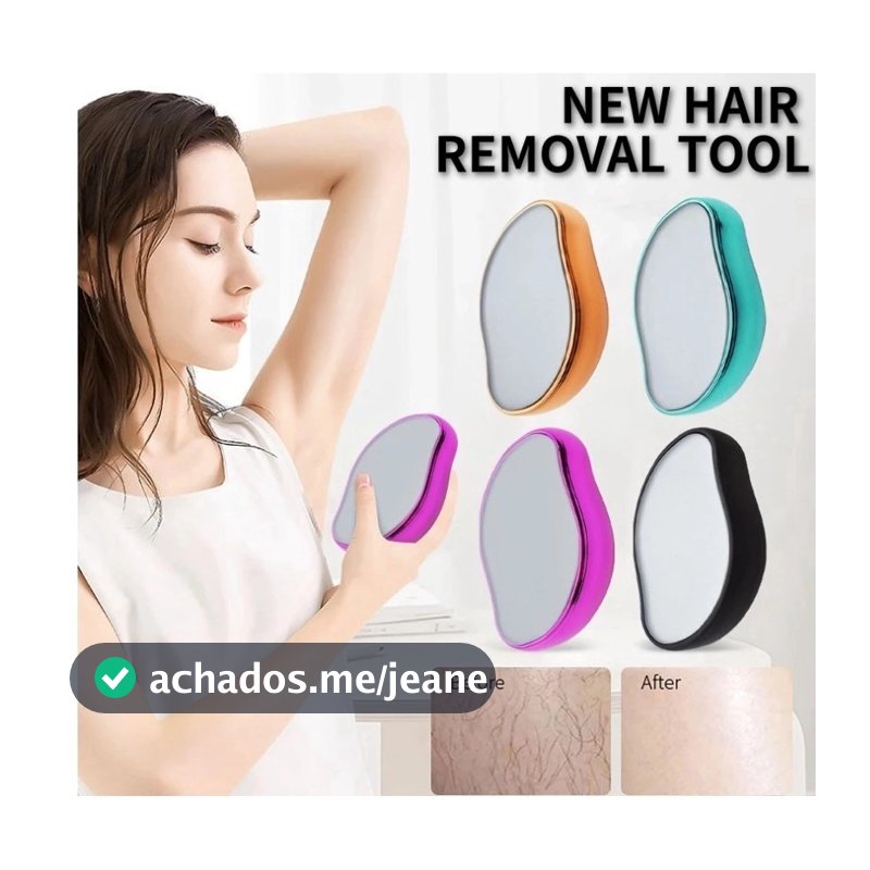 (promoção)Depilador De Cristal Indolor Reutilizável Ferramenta De Beleza Fácil De Limpar Seguro