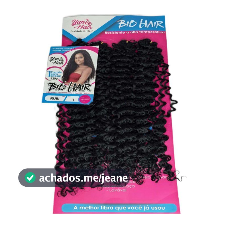 Cabelo 100% Orgânico Cacheado Rubi 320gr YAN HAIR