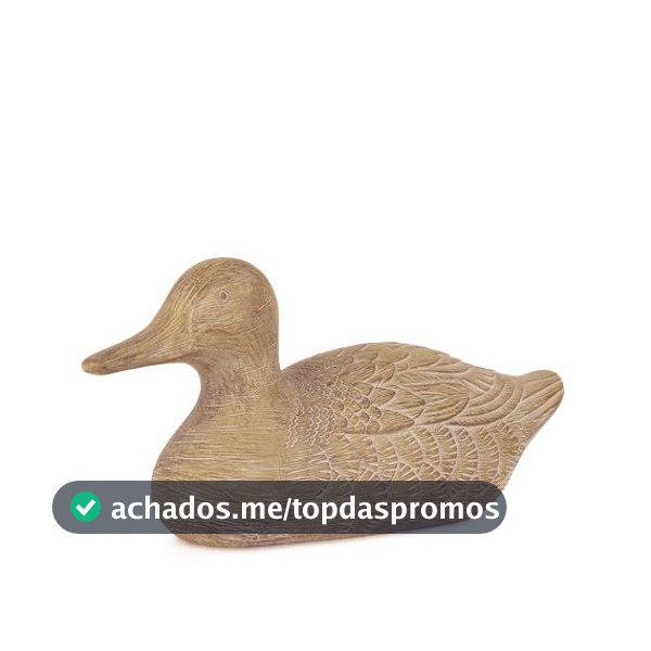 Escultura Pato em Polirresina 31x11,5x15cm - Mart