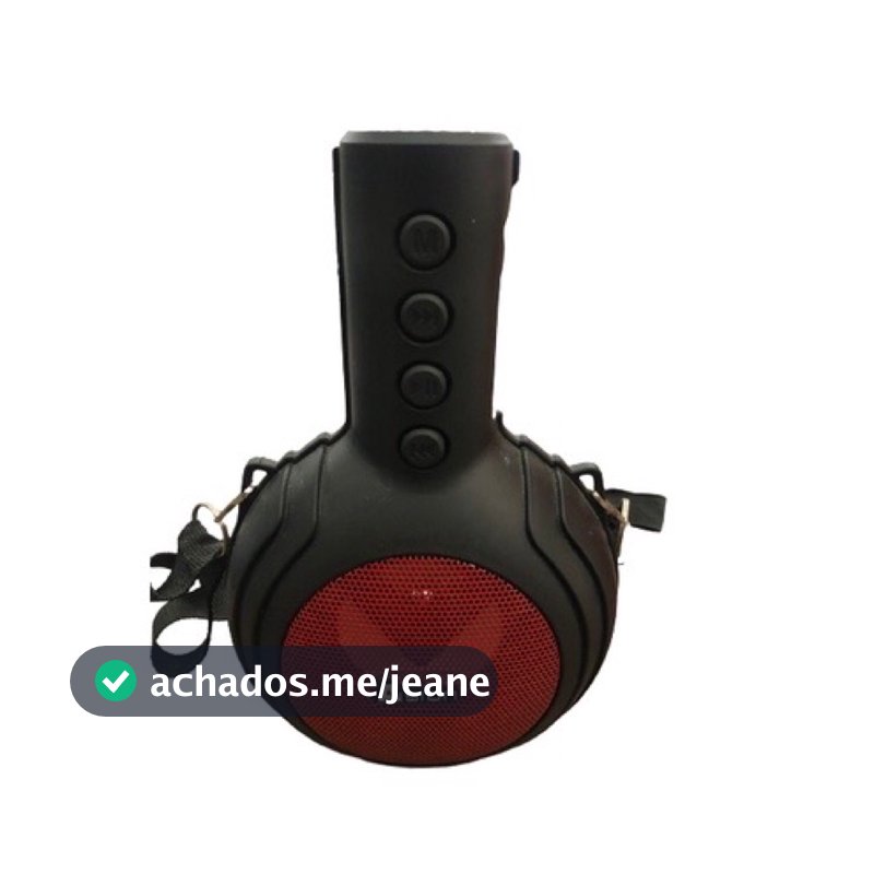 Caixa de Som Bluetooth Garrafa 5w C/ FM C/Alça para Carregar