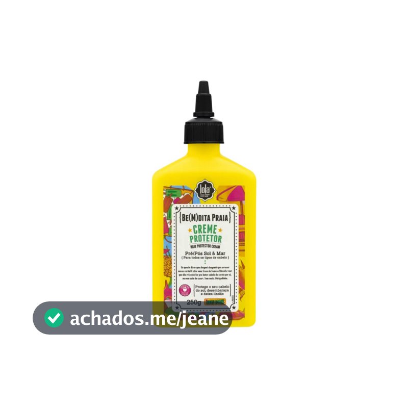 Creme Protetor Be(m)dita Praia Lola 250g