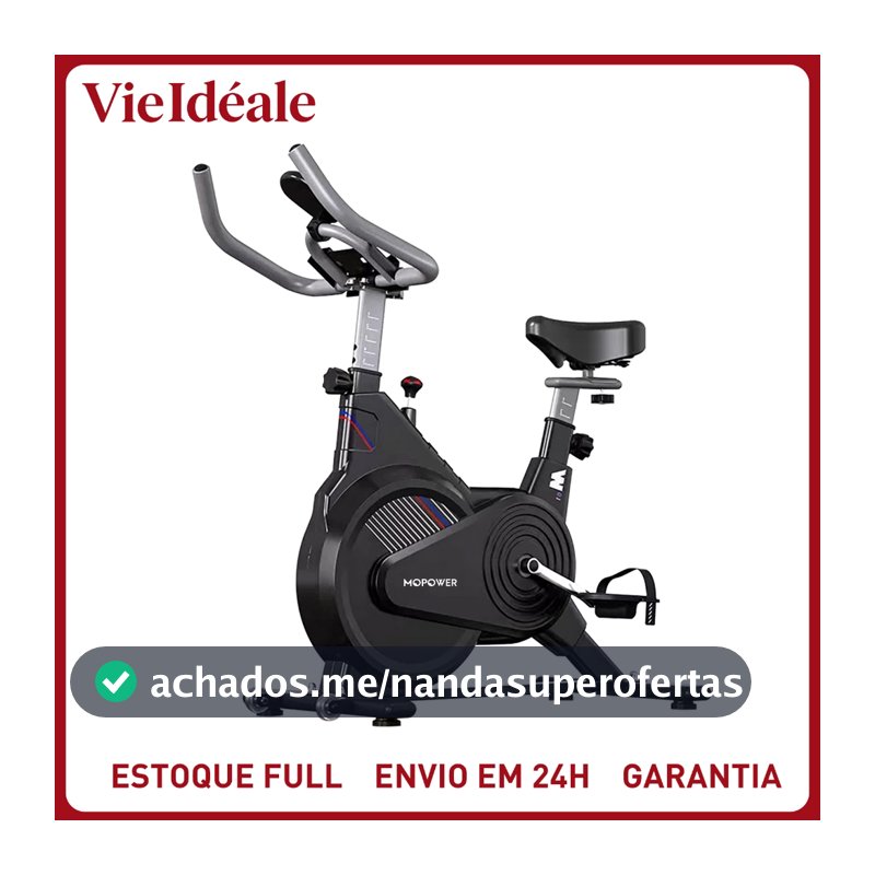 Bicicleta Ergométrica Compacta e Silenciosa - Bike Spinning para Apartamento, 150kg