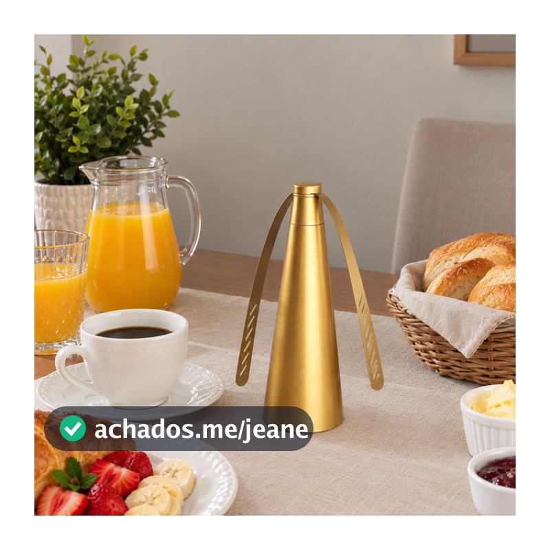 Ventilador Repelente Espanta Moscas de Mesa 24,5cm Lyor Dourado a Pilha Afasta Insetos da Comida Churrasco Festa Cozinha