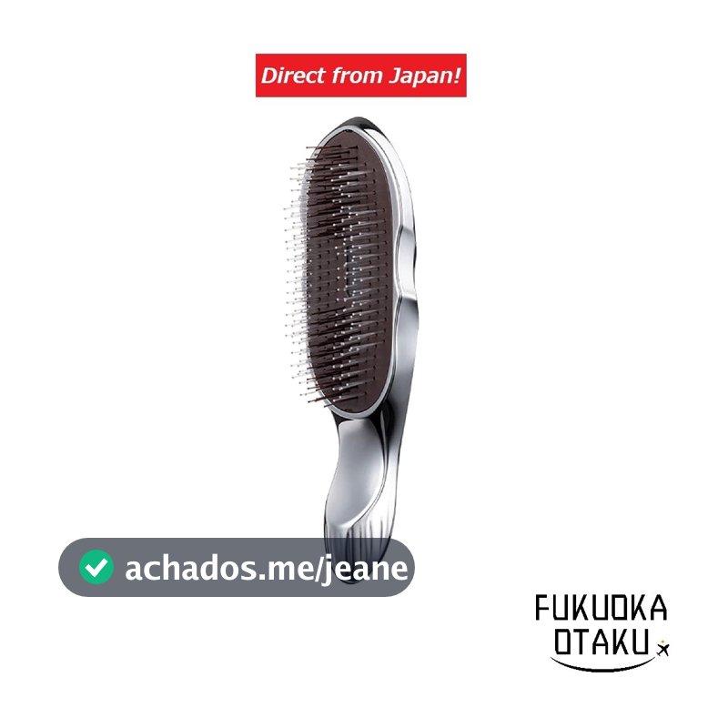 ReFa Ion Care Brush Silver Escova de Shampoo Cuidados Com Os Cabelos Direto do Japão